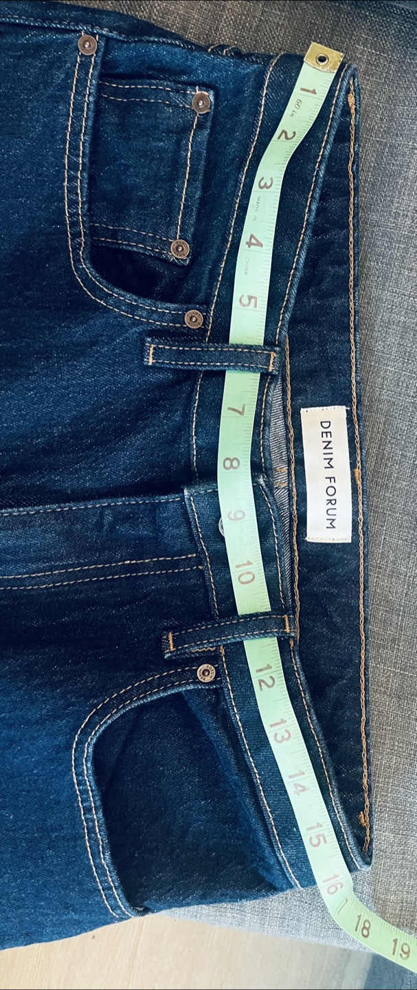 Denim Forum Remy Wide Curvy High Waist Jeans - Size 29 - photo 5