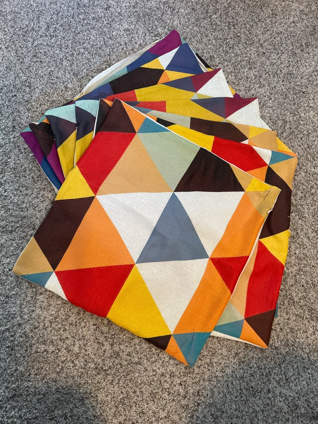 Geometric Throw Pillow Covers - Set of 8 thumbnail