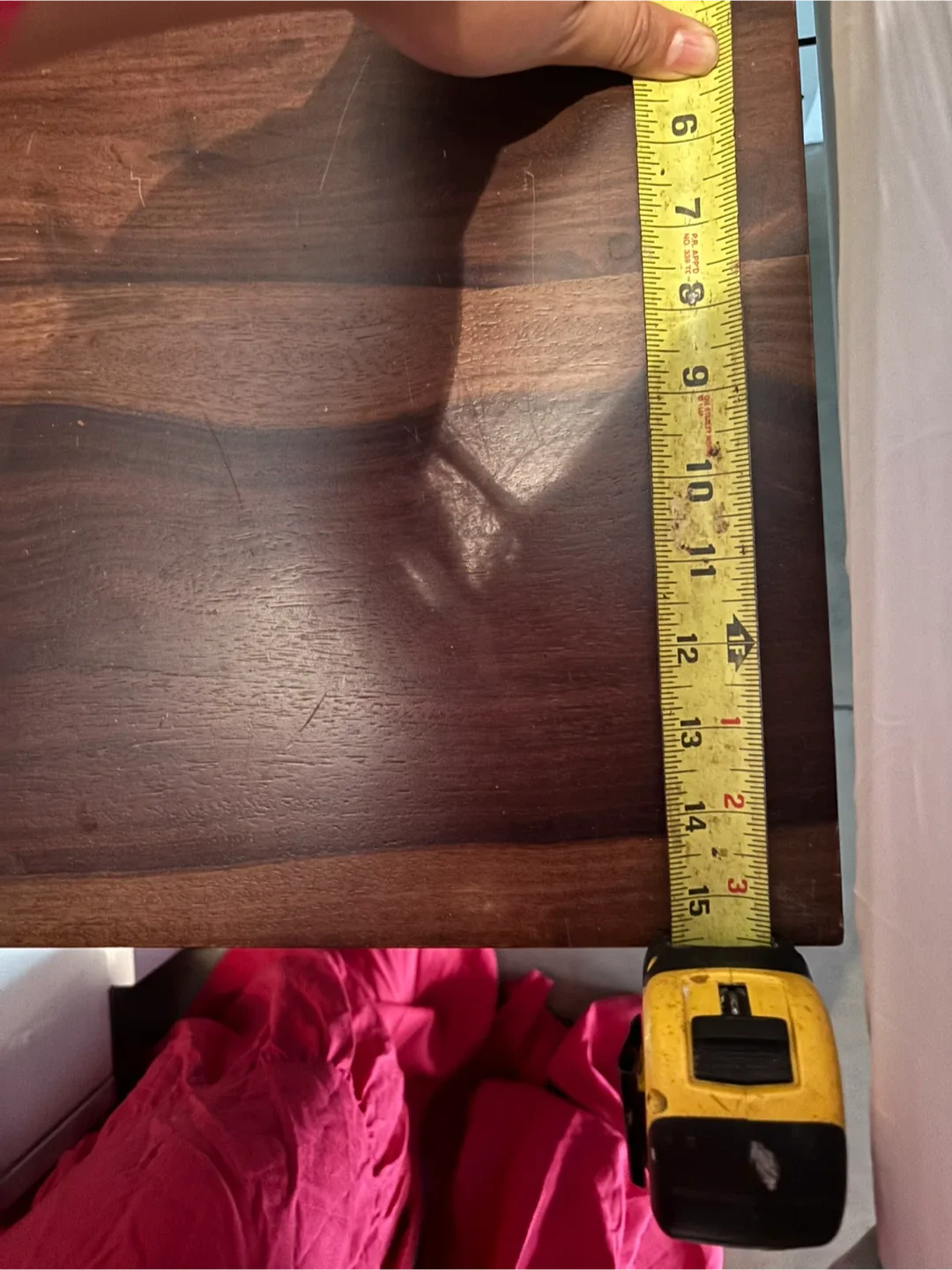 Set of two Brown Wood Nightstand with Drawer image indicator(5)