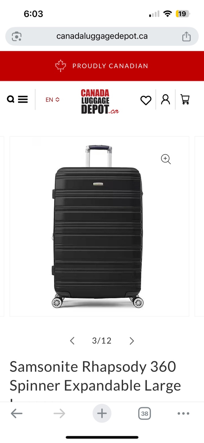 NEW 28" Samsonite Rhapsody 360 Spinner Expandable Large Suitcase - photo 2