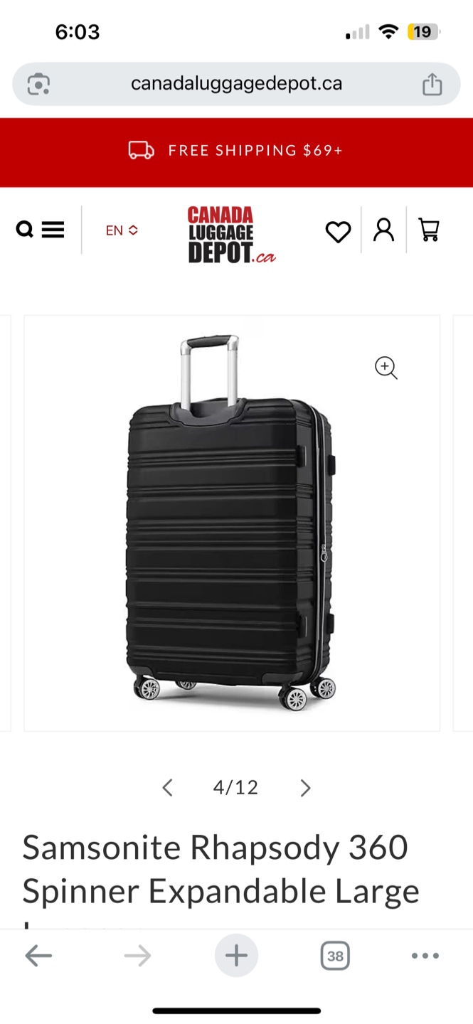 NEW 28" Samsonite Rhapsody 360 Spinner Expandable Large Suitcase - photo 3