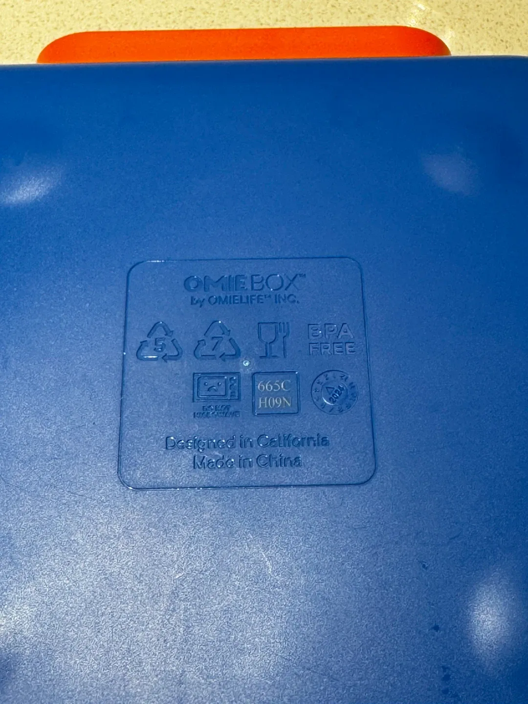 OmieBox Blue Bento Lunch Box image indicator(6)