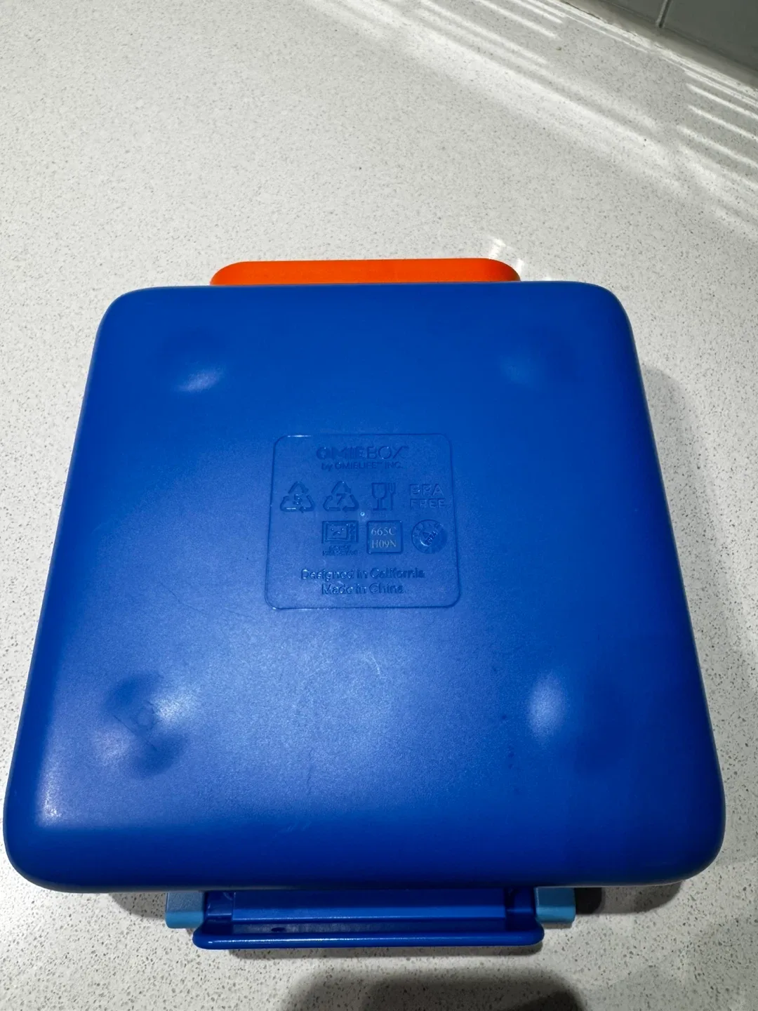 OmieBox Blue Bento Lunch Box image indicator(5)