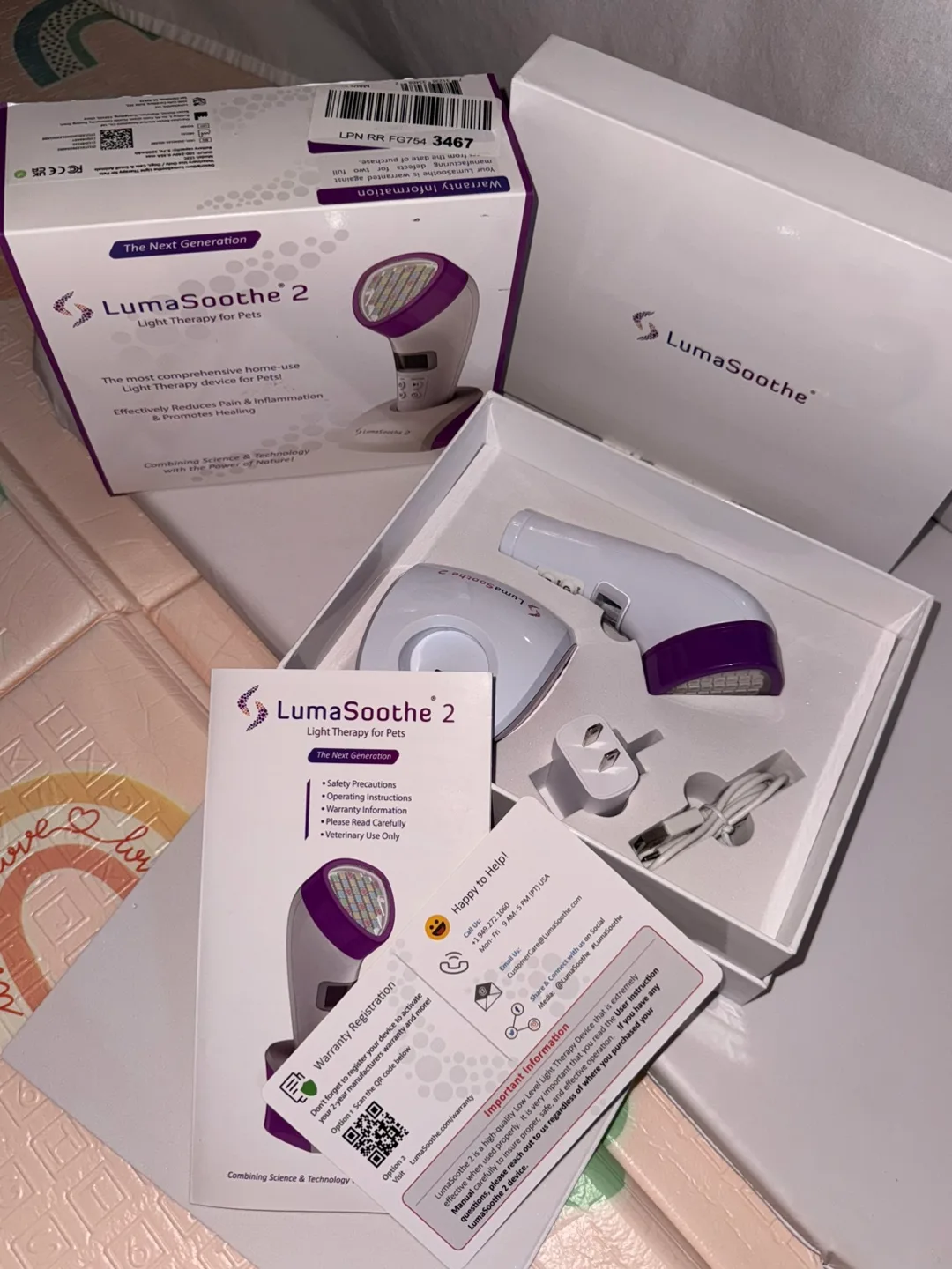 LumaSoothe 2 Light Therapy for Pets - New in box image indicator(4)