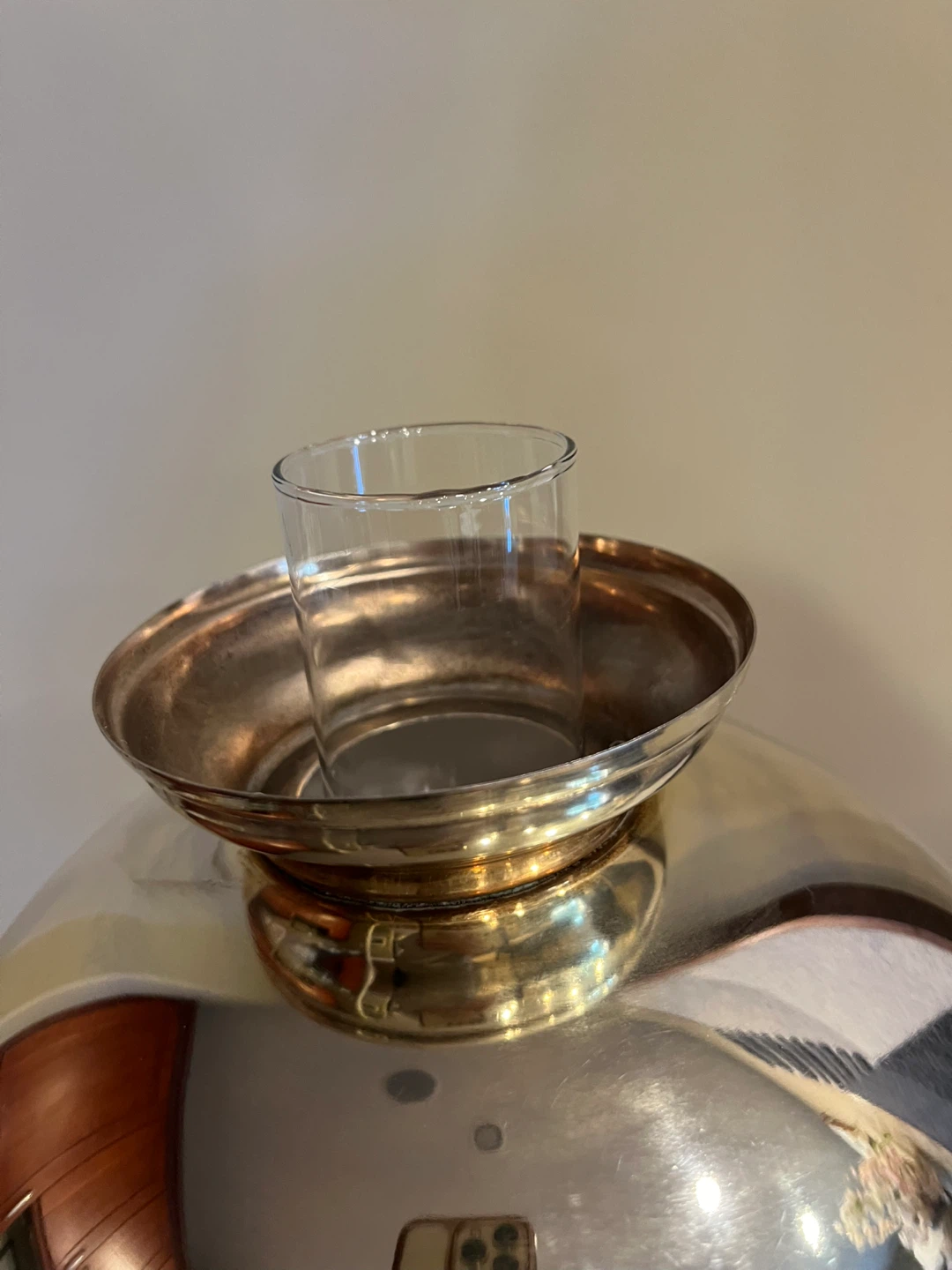 Vintage Hurricane Brass Lamp - photo 5