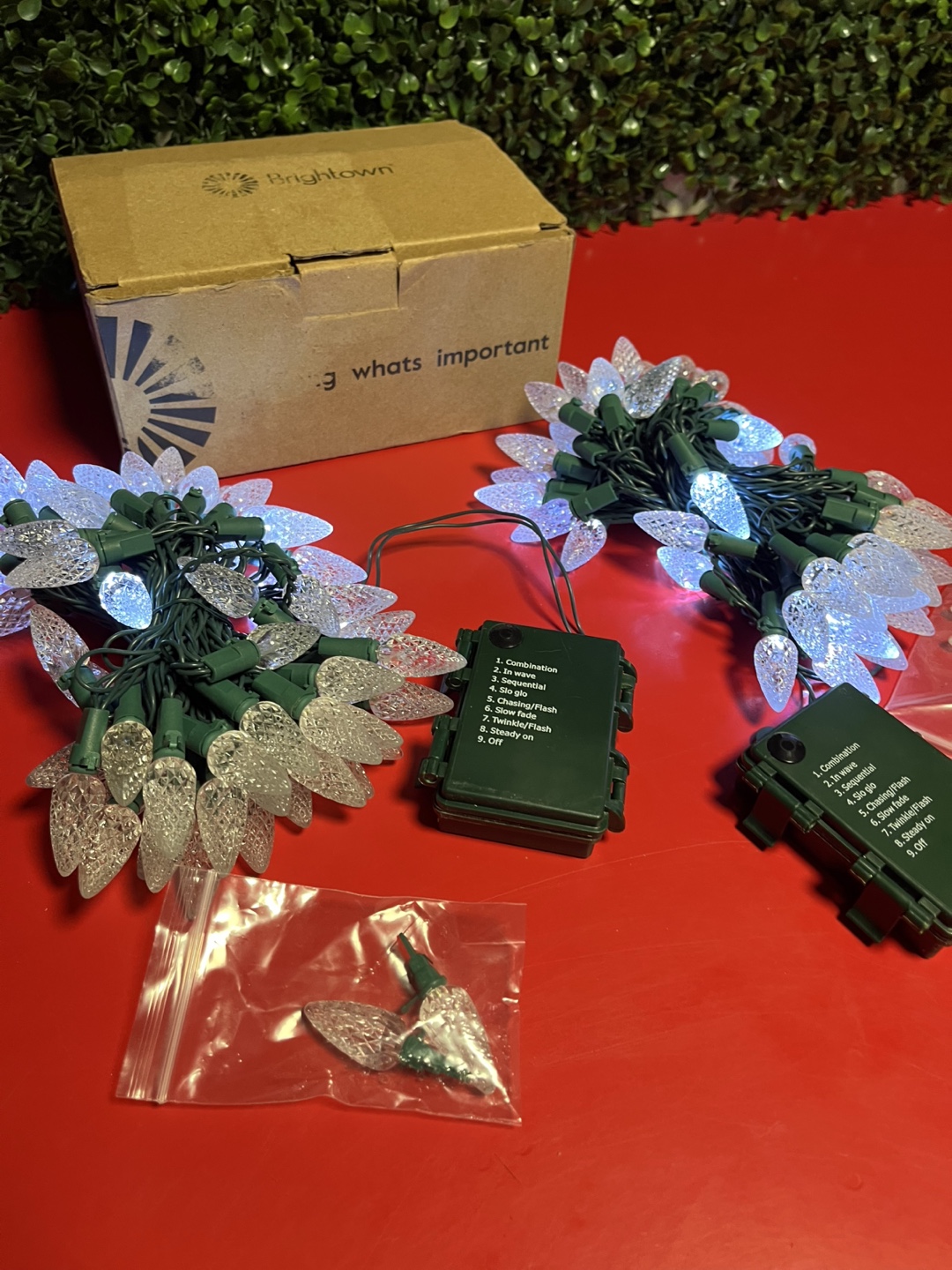 20ft 60 LED Battery Powered String Lights (2 Pack) - photo 5