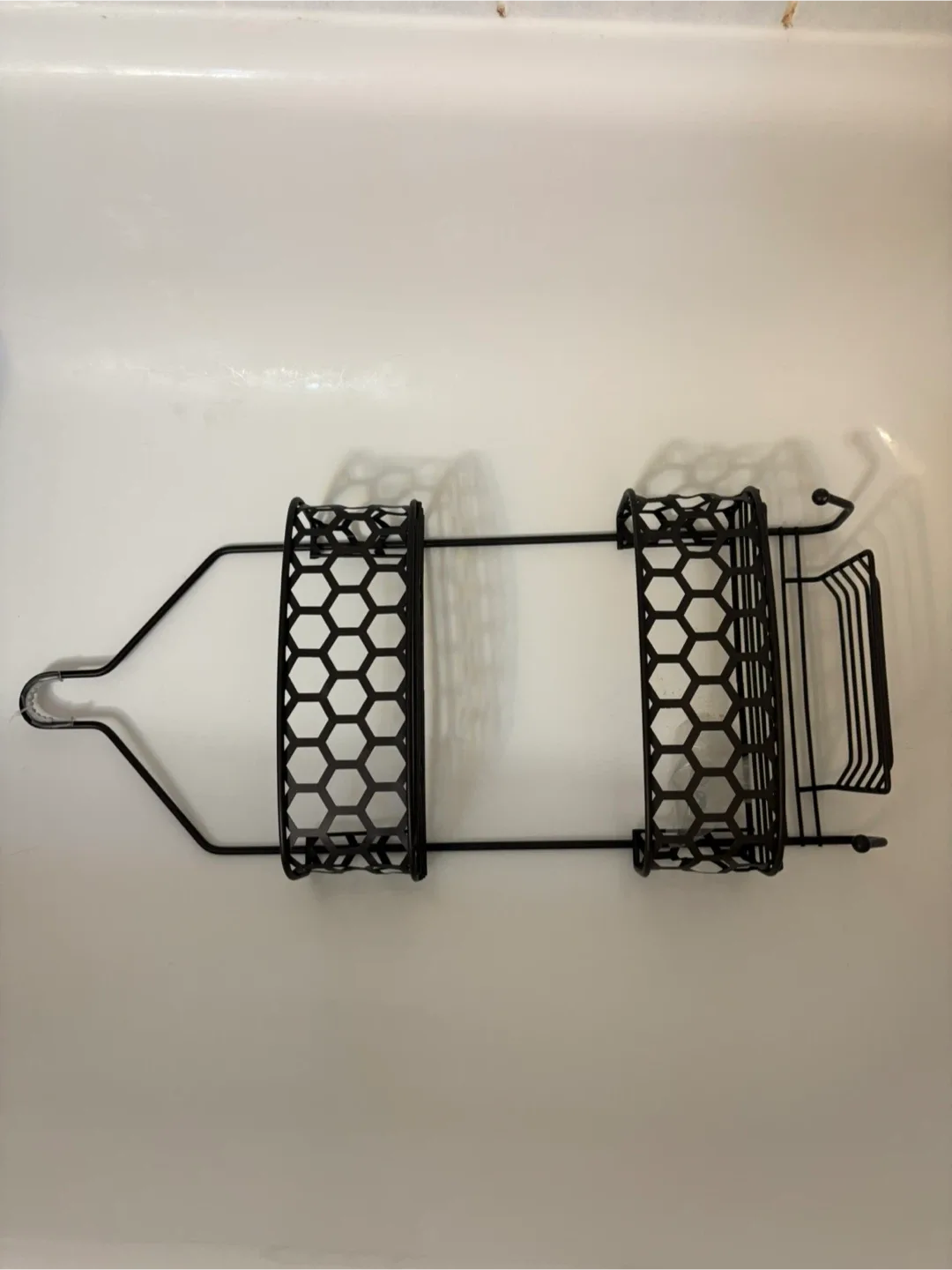 Brown Metal Over-the-Shower Caddy image indicator(5)