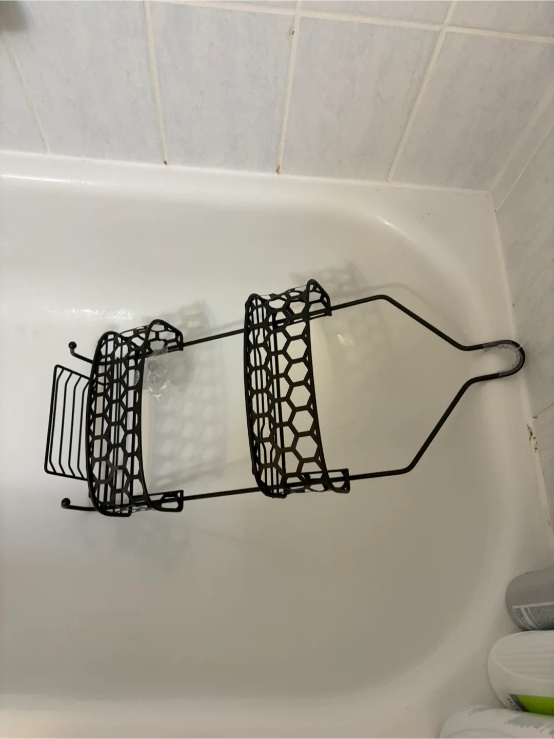 Brown Metal Over-the-Shower Caddy image indicator(3)