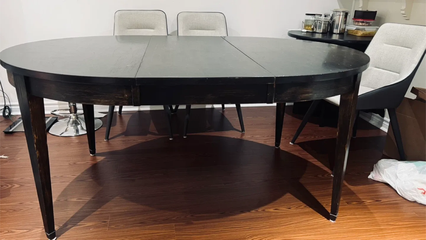 Dark Wood Dining Table image indicator(2)