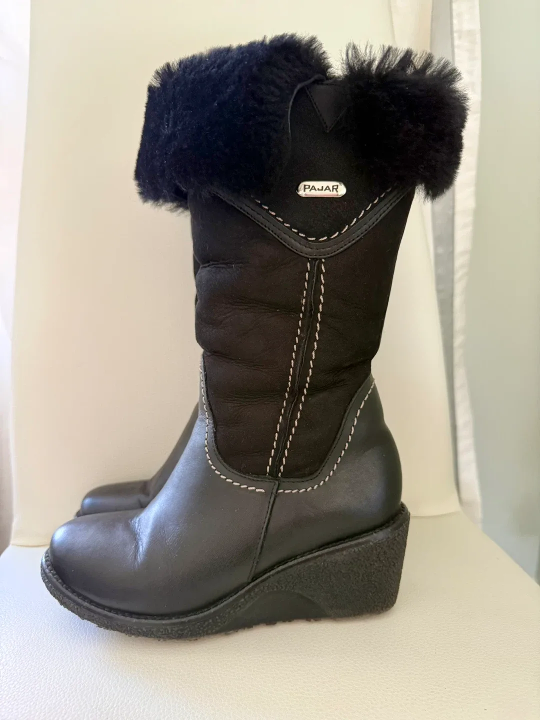 Pajar Black Winter Boots - size 6.5 image indicator(3)