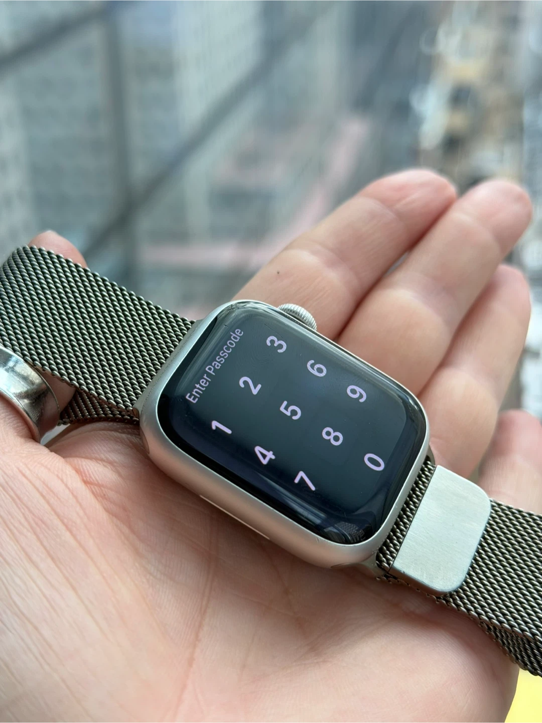 Apple Watch series 7 with Milanese Loop band & charger cord - photo 3