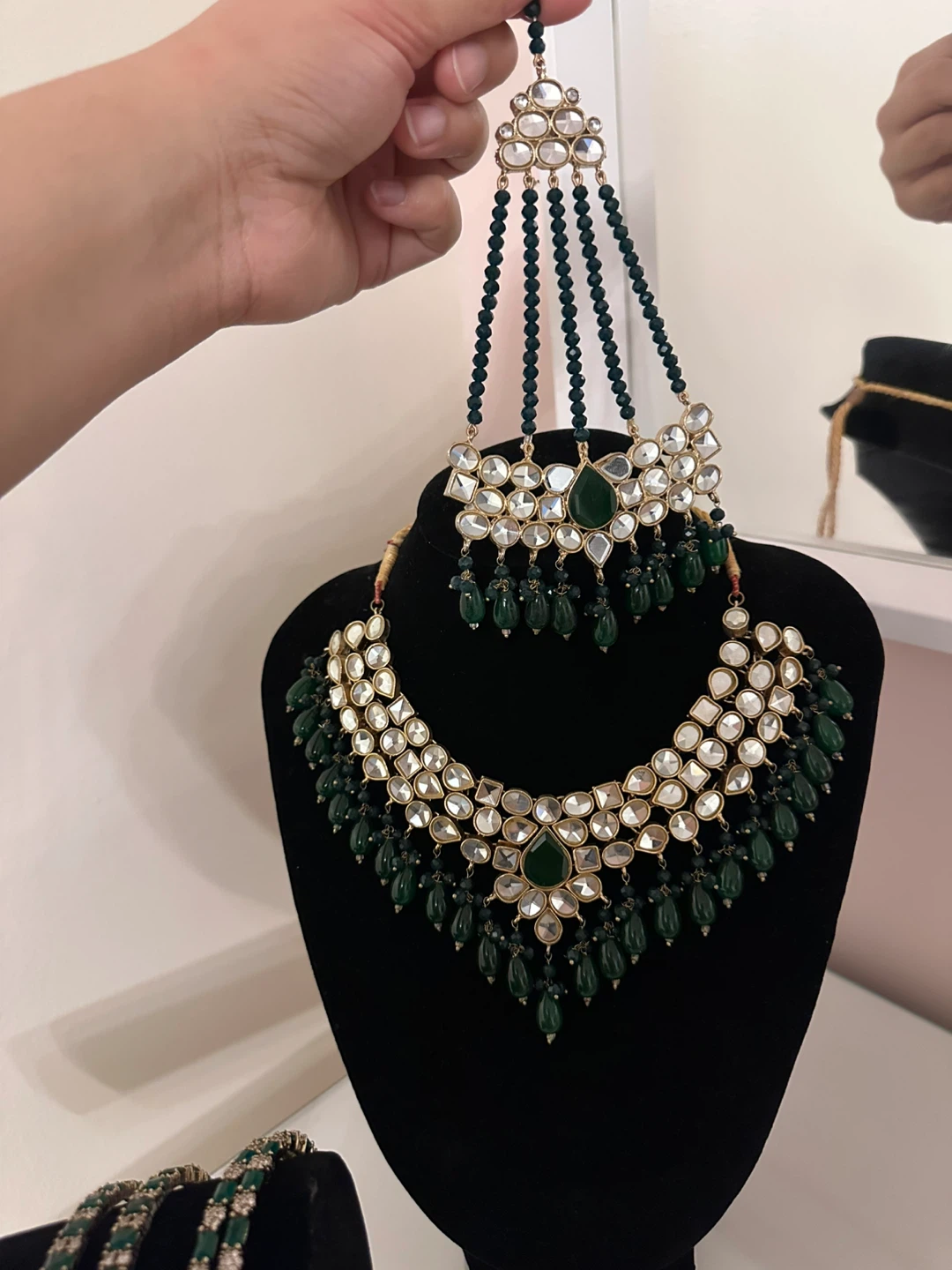 Emerald Green Jewellery Set - photo 5