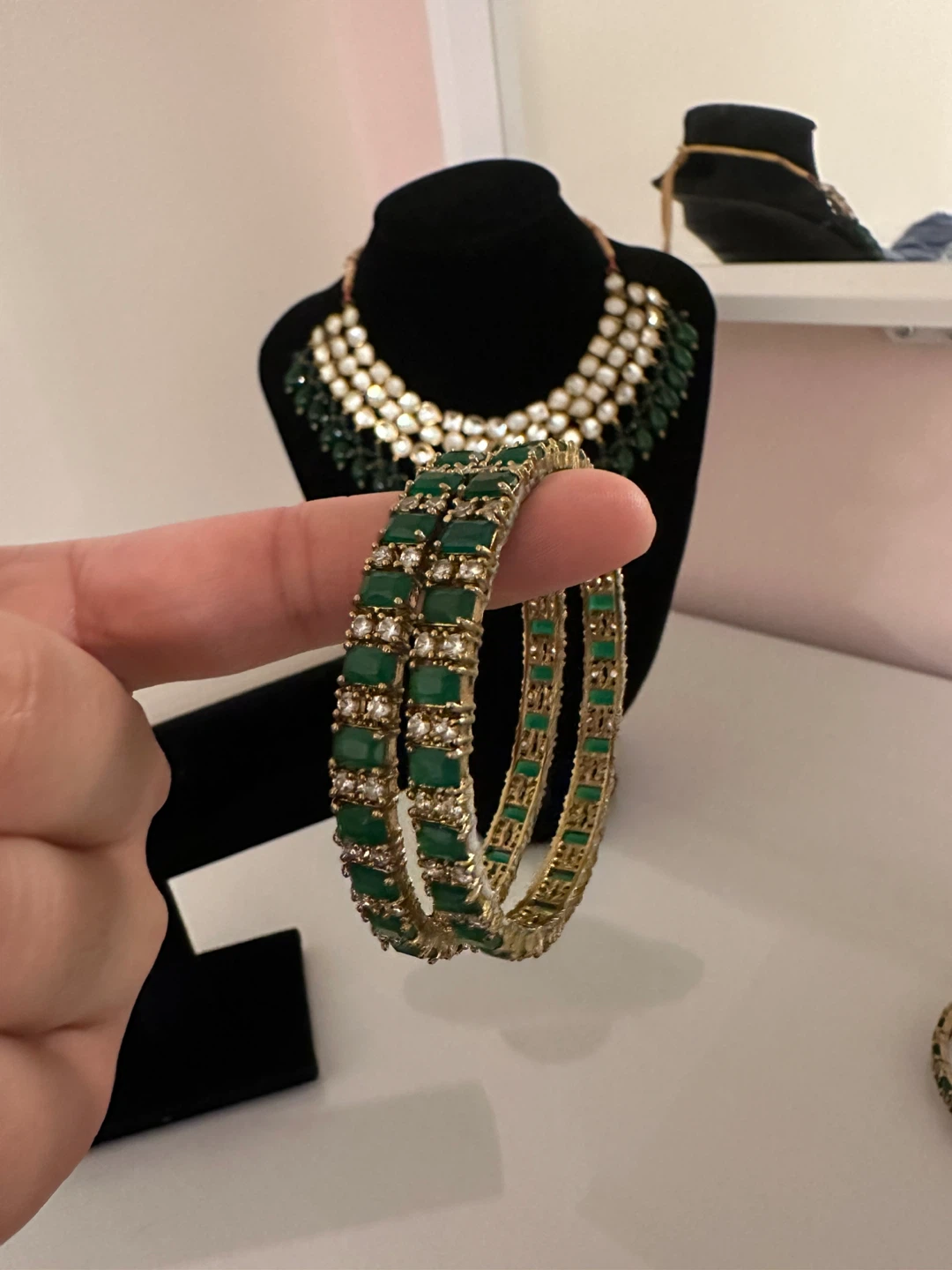Emerald Green Jewellery Set - photo 3