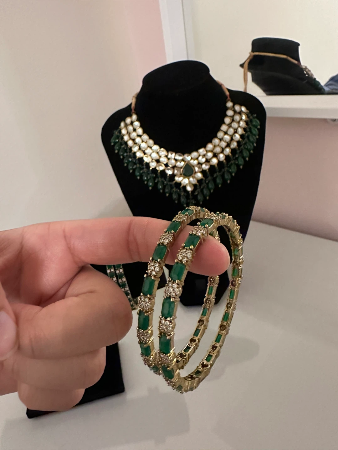 Emerald Green Jewellery Set - photo 4