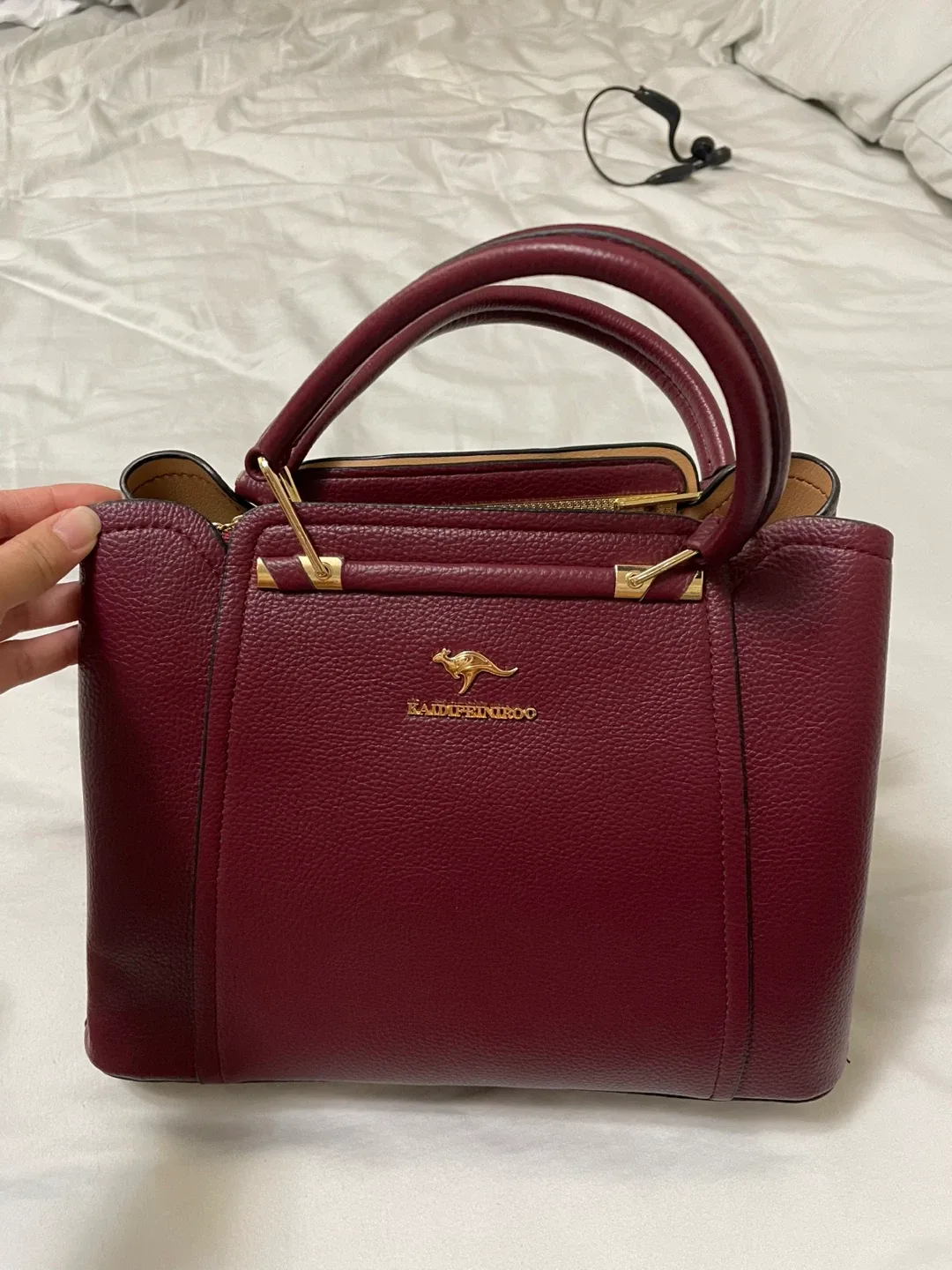 Kailifeinuo Burgundy Handbag image indicator(2)