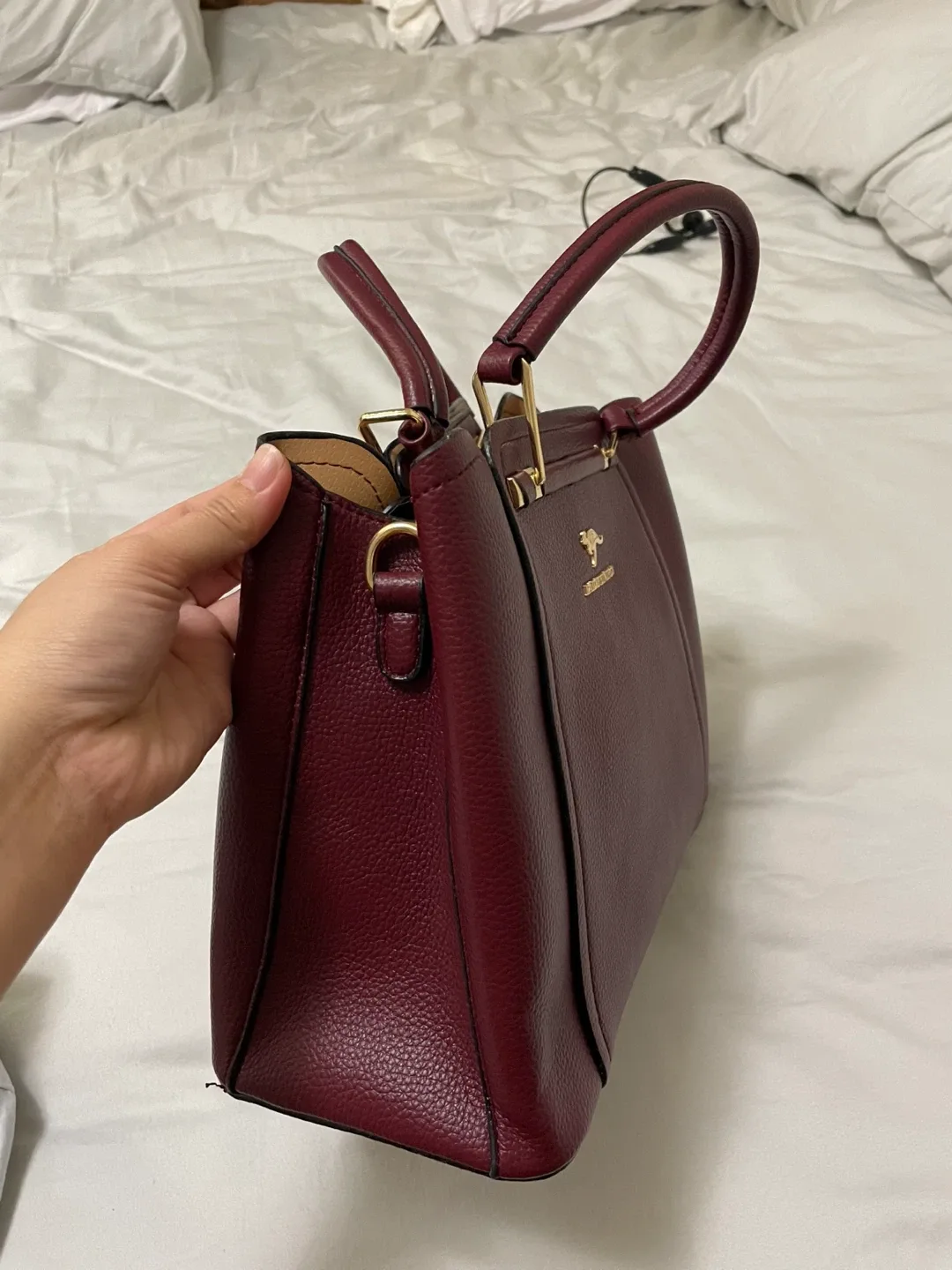 Kailifeinuo Burgundy Handbag image indicator(7)