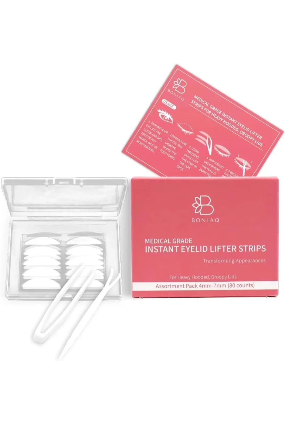 BONIAQ Instant Eyelid Lifter Strips (4mm-7mm)