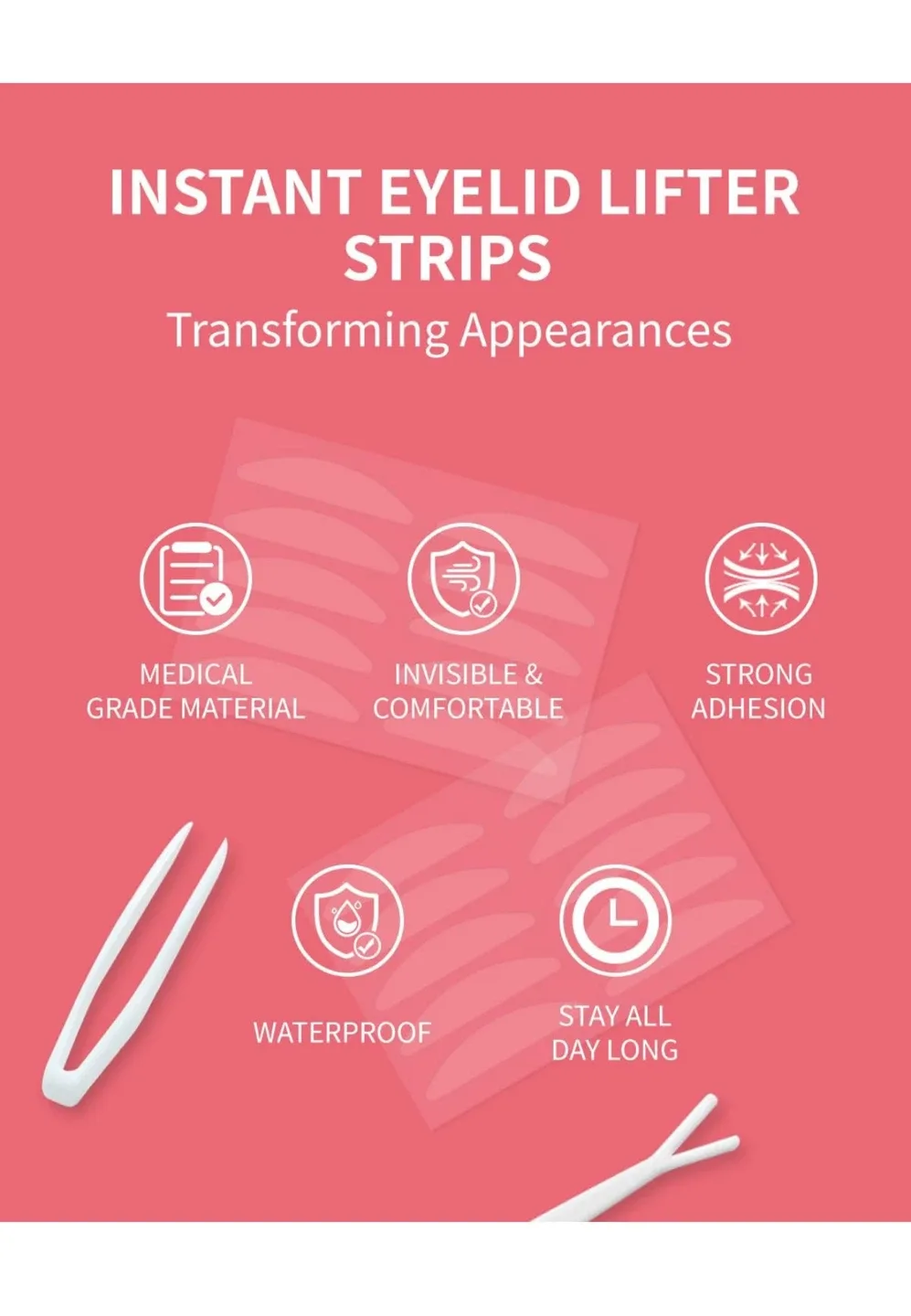 BONIAQ Instant Eyelid Lifter Strips (4mm-7mm) image indicator(3)