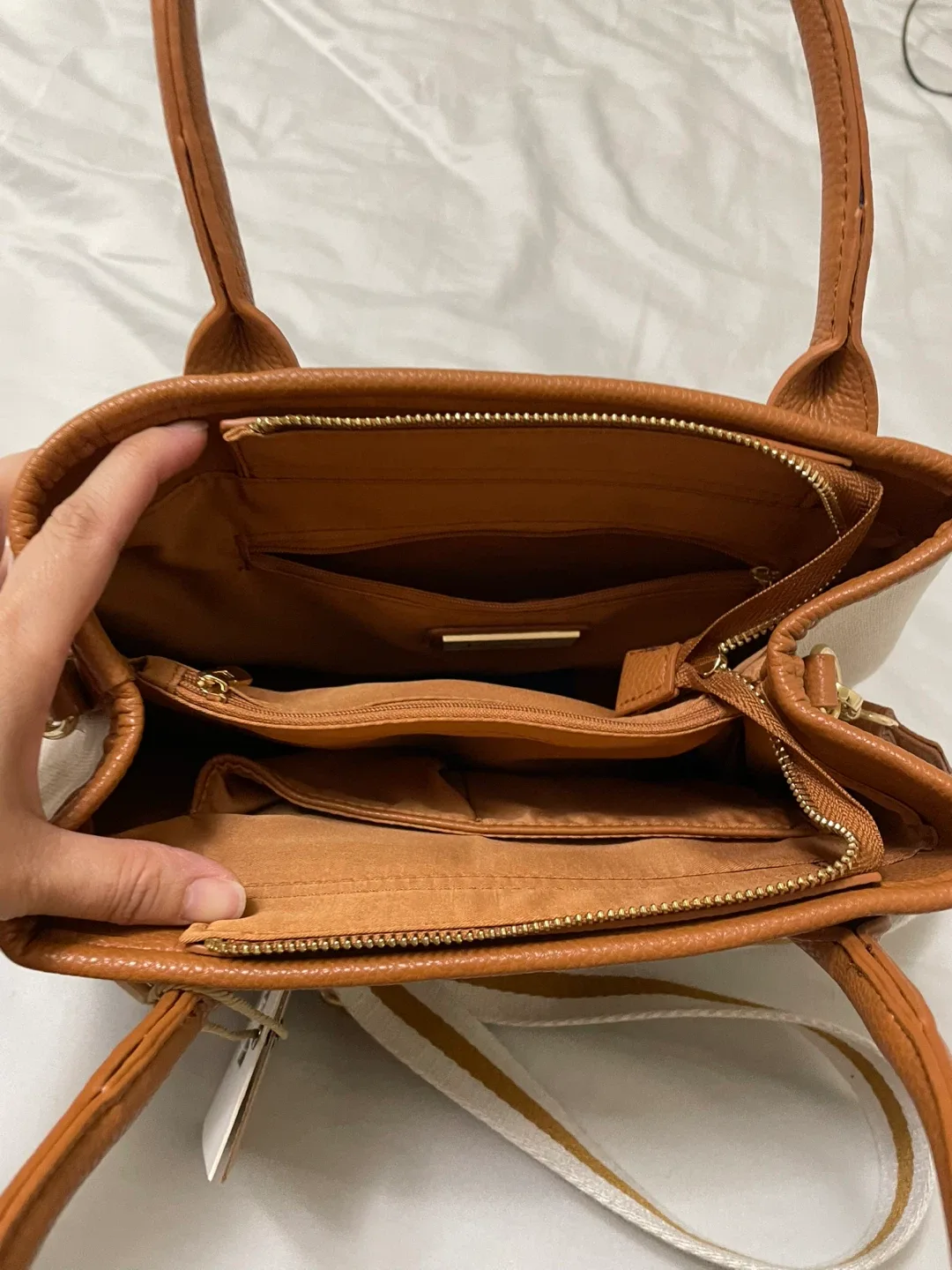 Mystique Tote Bag - Brown & Beige image indicator(5)