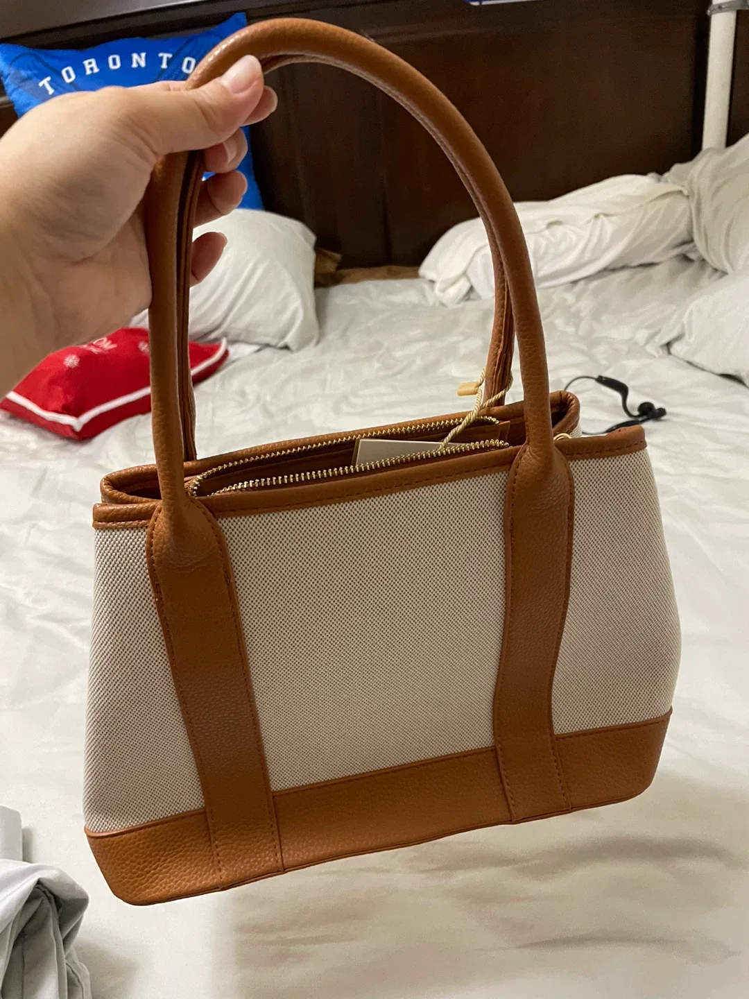 Mystique Tote Bag - Brown & Beige image indicator(2)