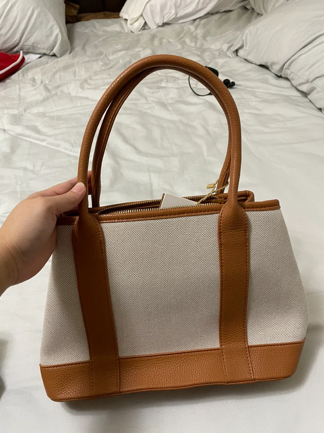 Mystique Tote Bag - Brown & Beige image indicator(3)