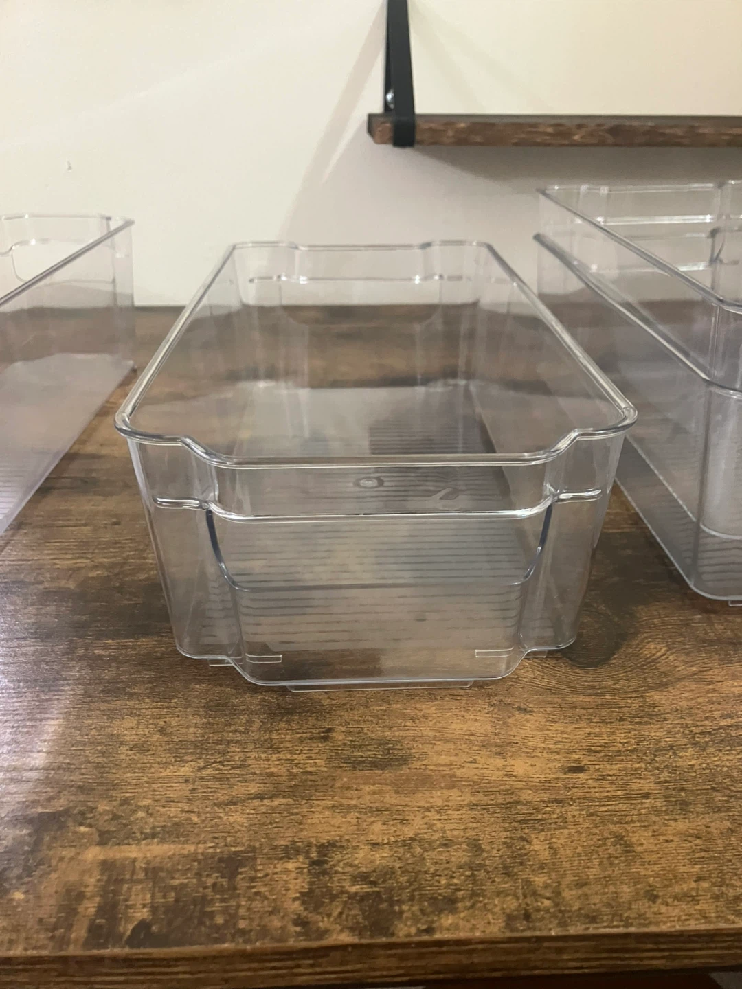 Clear Plastic Refrigerator Organizer Bins - photo 2