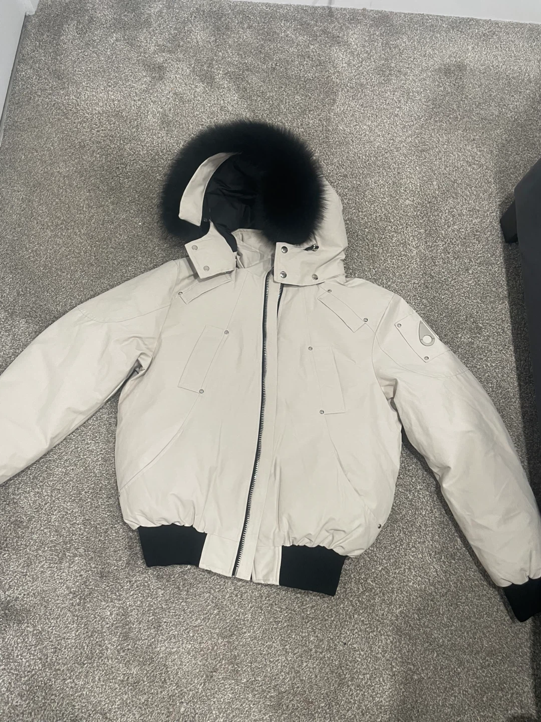 Moose Knuckles Down-Filled Bomber Jacket