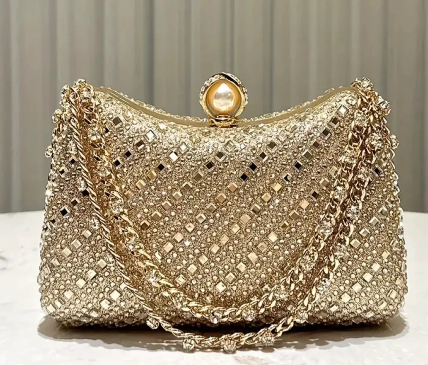 HAPPY DIWALI Sparkly Evening Clutch image indicator(2)