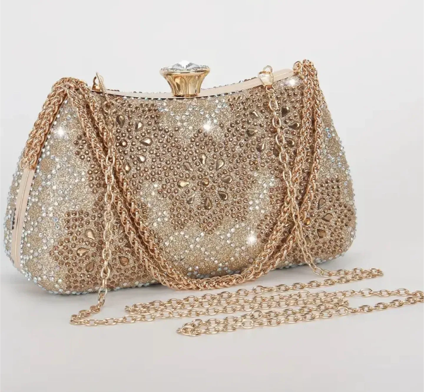 HAPPY DIWALI Sparkly Evening Clutch image indicator(3)