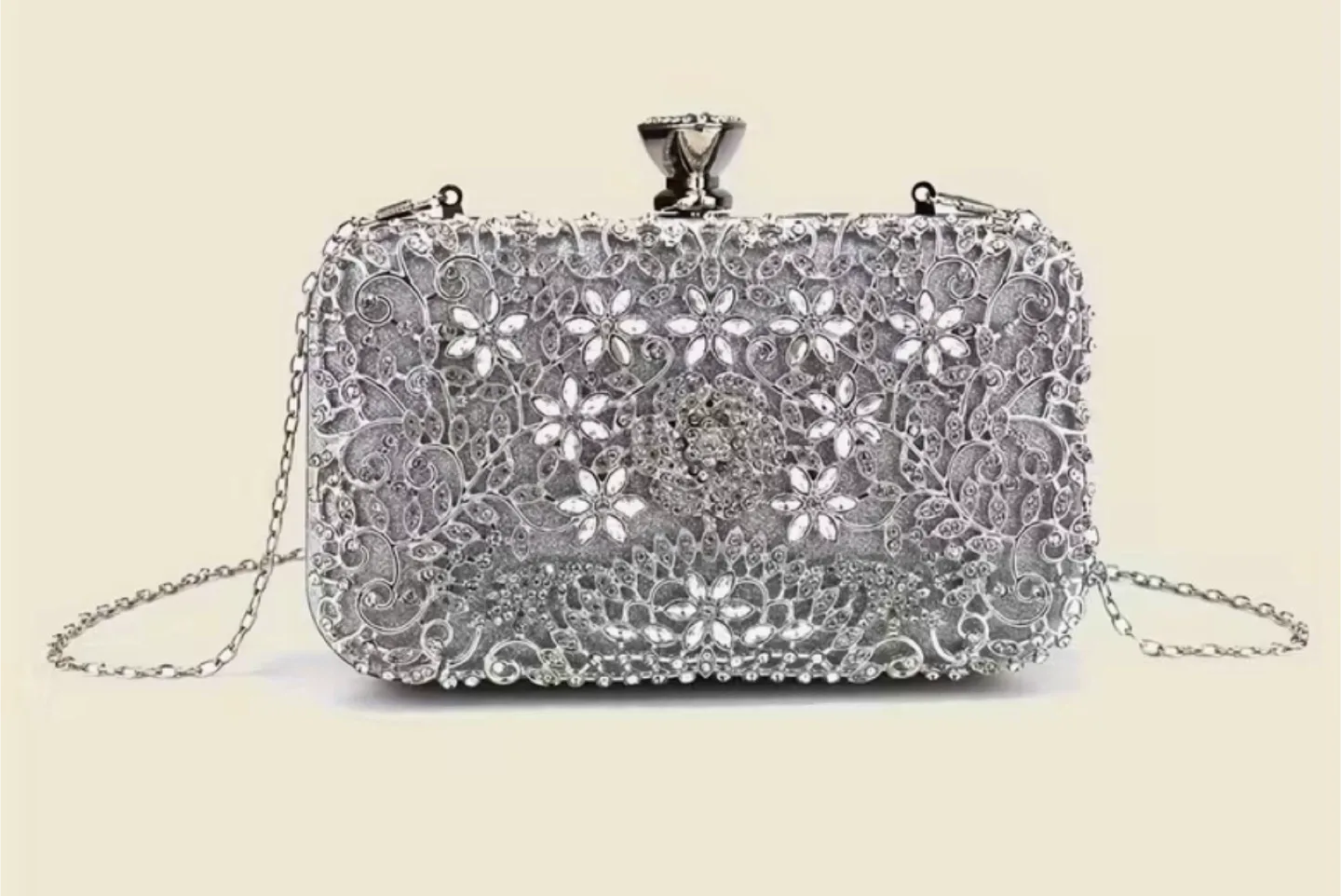 HAPPY DIWALI Sparkly Evening Clutch image indicator(9)