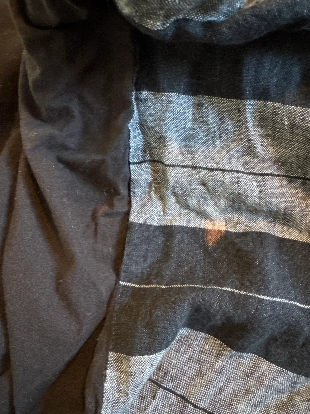 CB2 Black Striped King Duvet Cover Set image indicator(2)