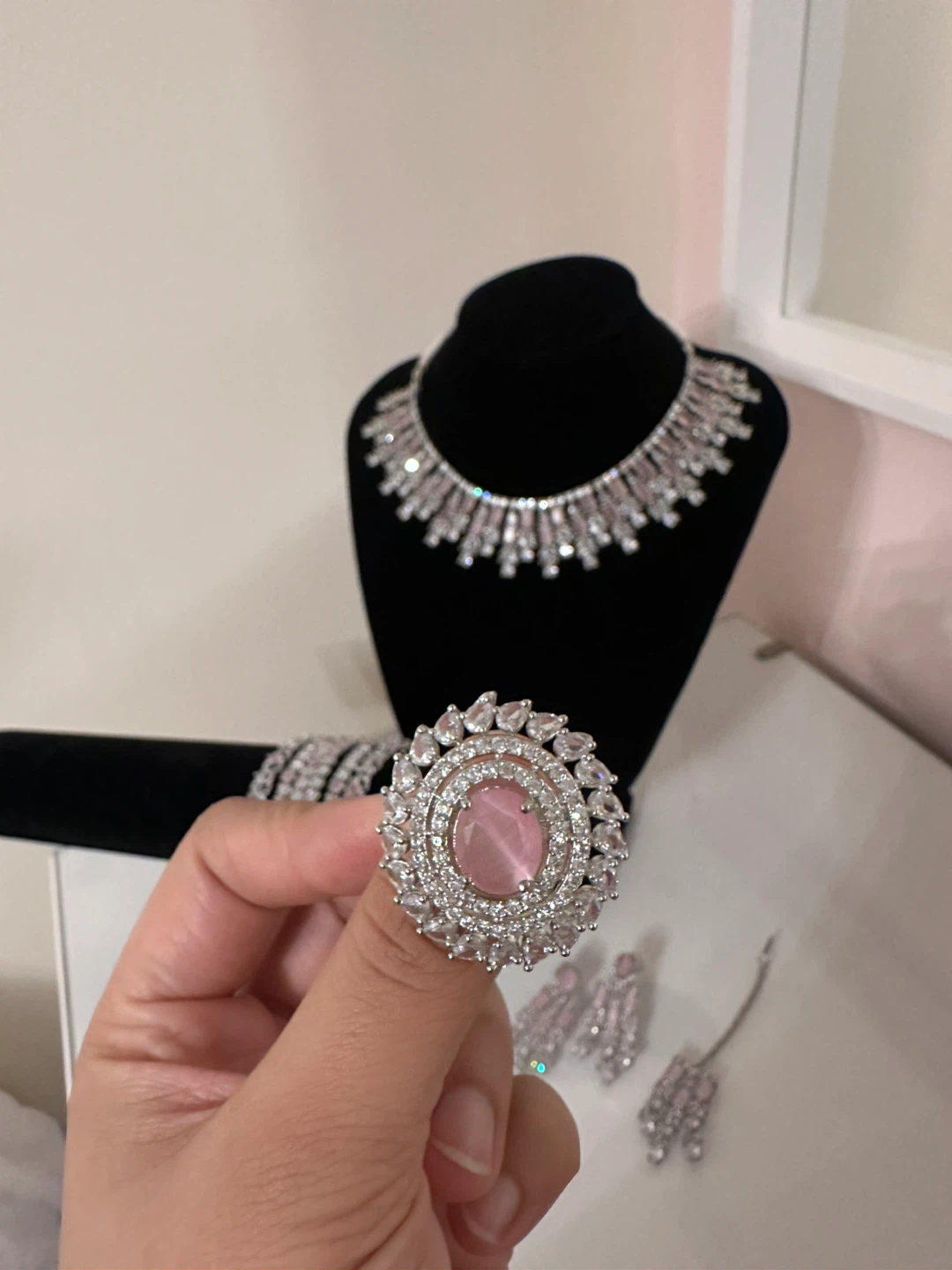 Pink & Silver Jewellery Set - photo 3