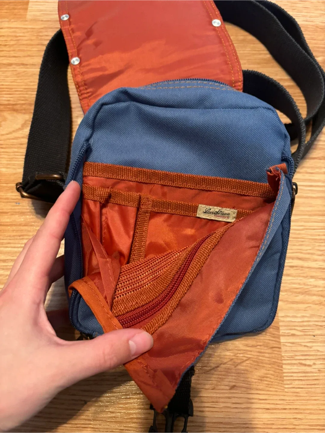Levi Strauss & Co. Blue Shoulder Bag image indicator(3)