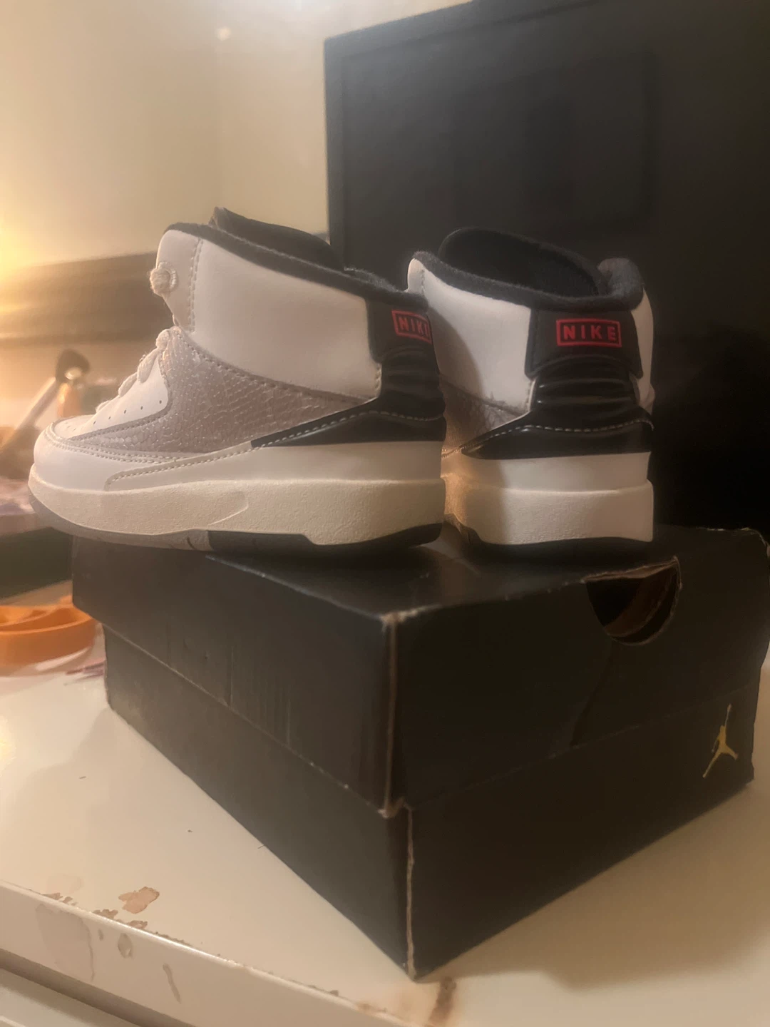 Nike Air Jordan 2 Retro Toddler Shoes - Size 8C - photo 2