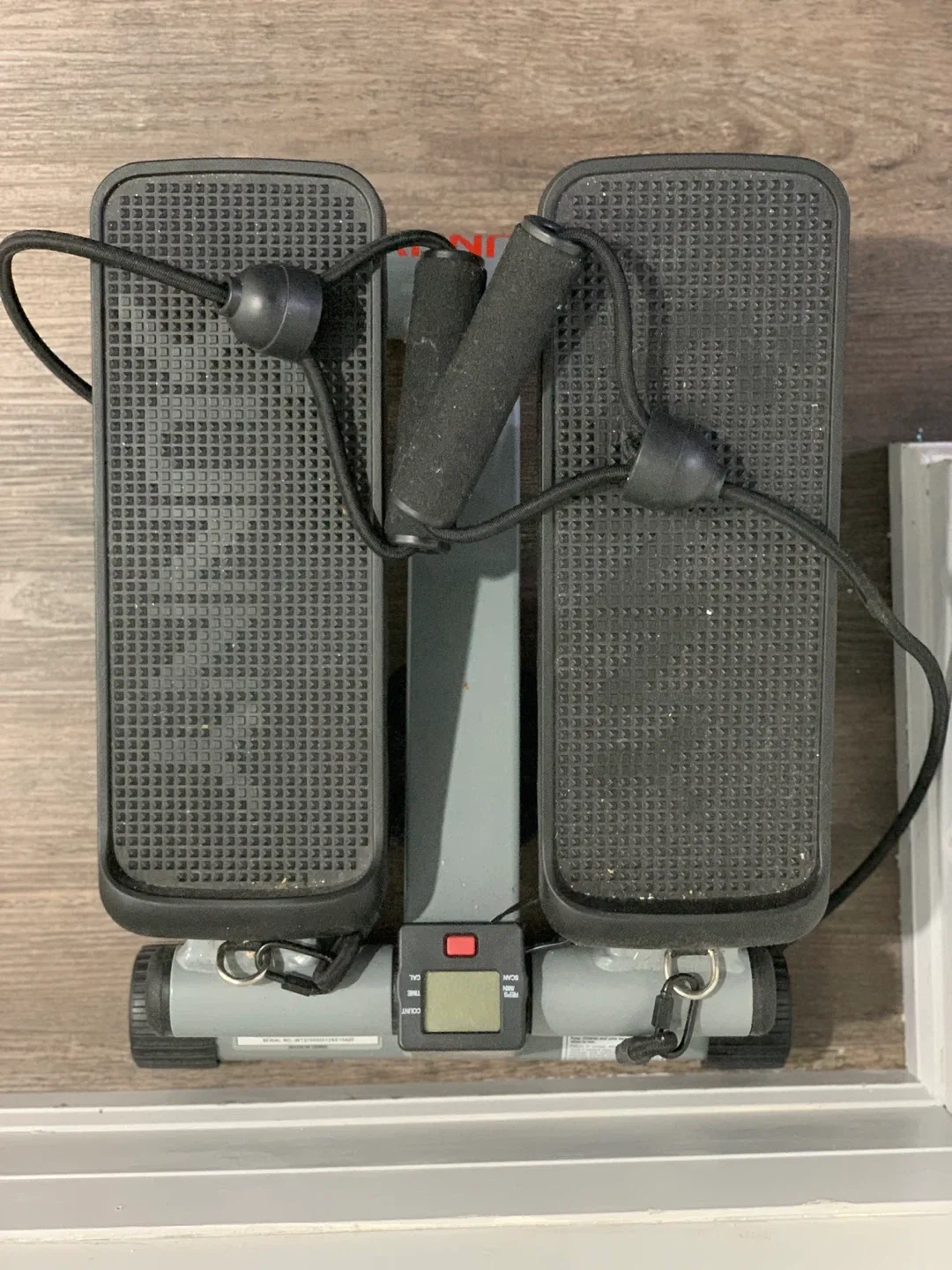 Sunny Health & Fitness Mini Stepper with Resistance Bands image indicator(3)