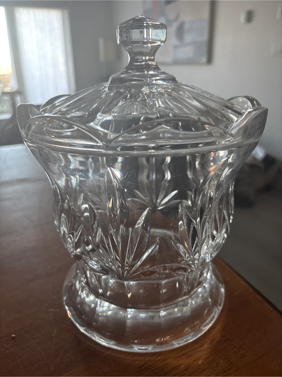 Crystal Candy Dish with Lid  🧡