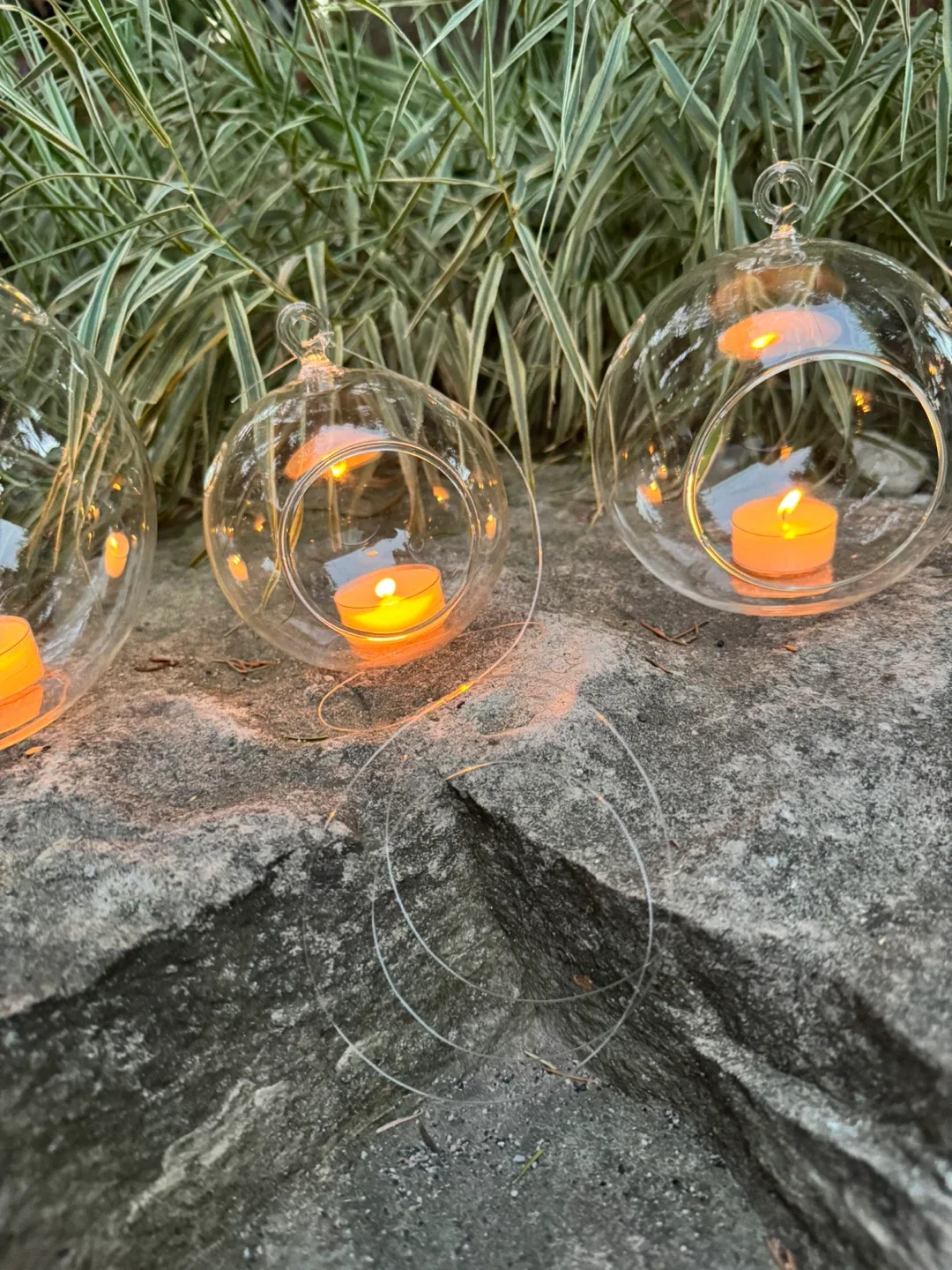 Glass Candle / Terrarium 3 different sizes NO DECOR image indicator(6)