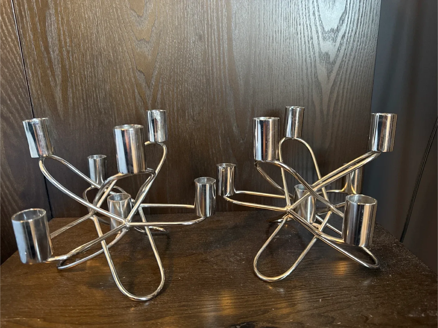 Set of 2 Modernist Candle Holders image indicator(2)