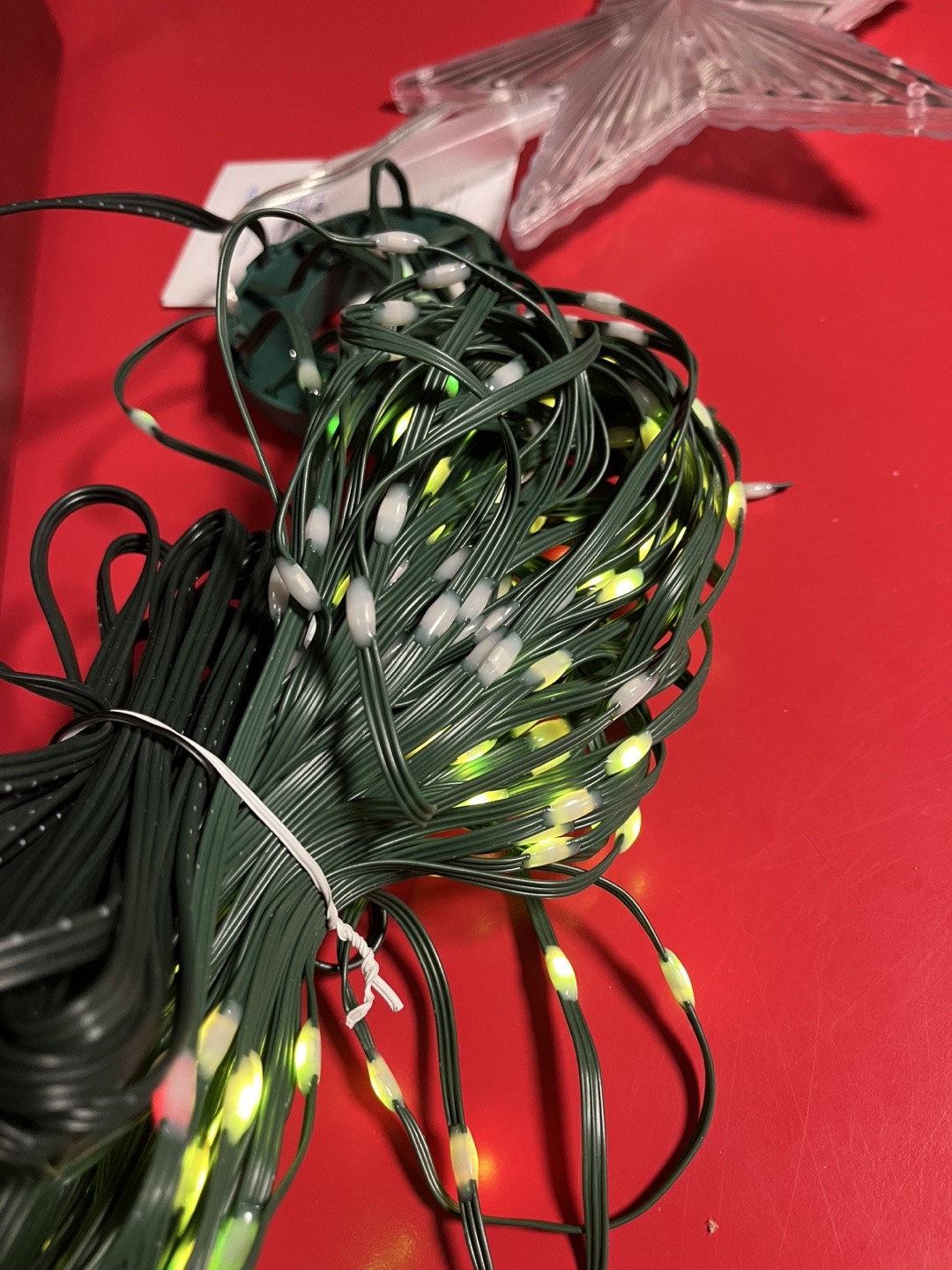 Christmas Tree Topper Star Lights with Remote - photo 3