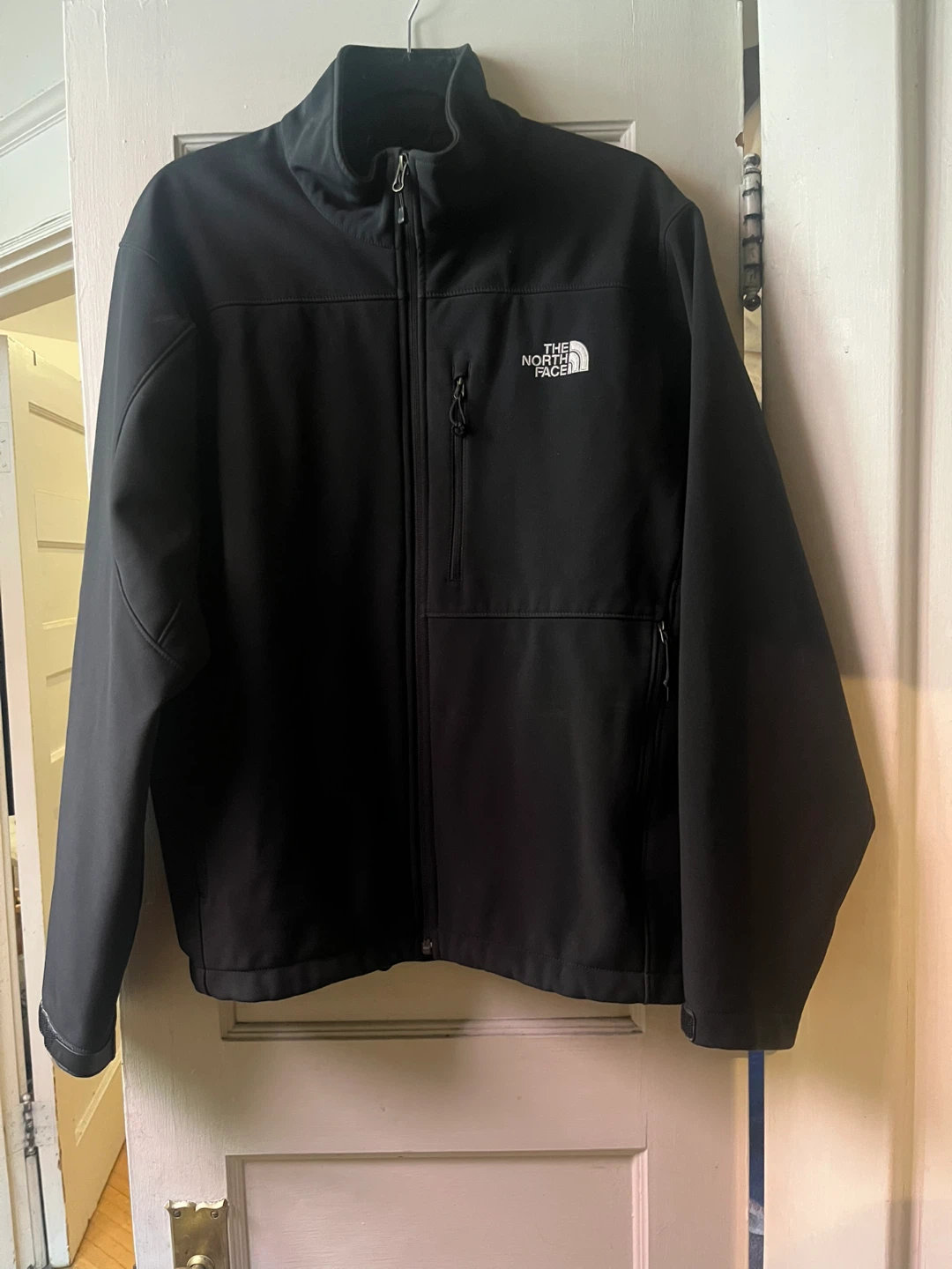 The North Face Black Softshell Jacket - Size L