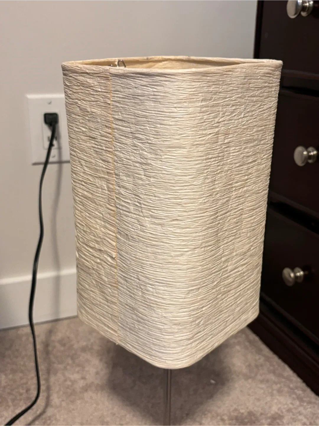 Table Lamp with White Rectangular Shade image indicator(2)