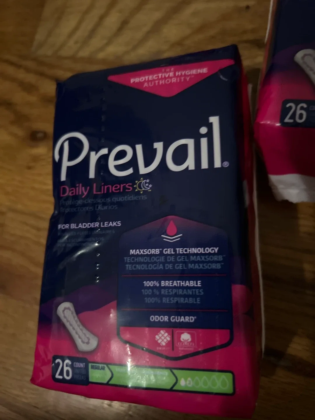 Prevail Daily Liners (9 packs) 🥕 image indicator(2)
