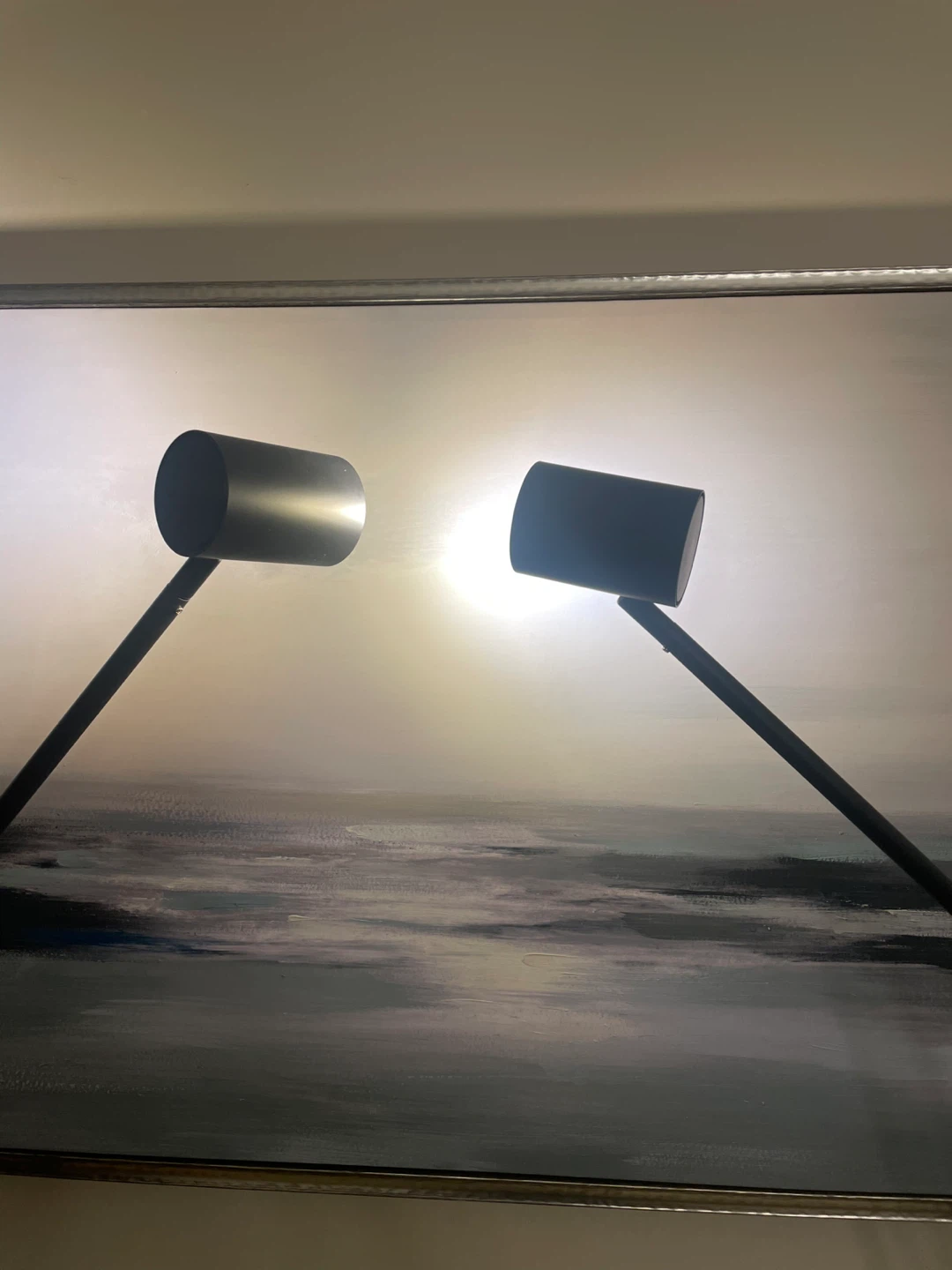 Adjustable Black Floor Lamps - Pair - photo 2