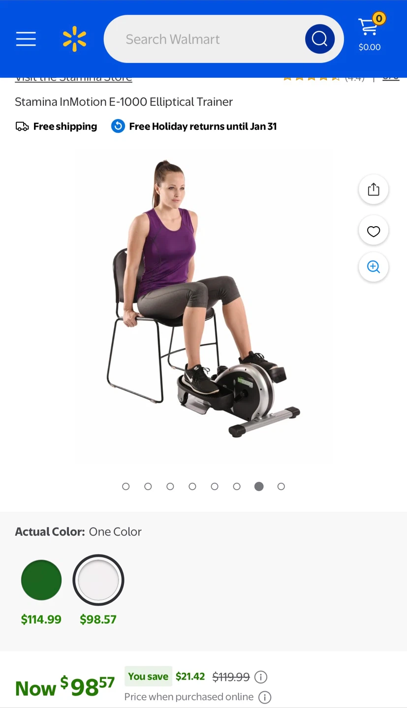 Stamina InMotion Elliptical Trainer Gym Machine $40 - photo 4