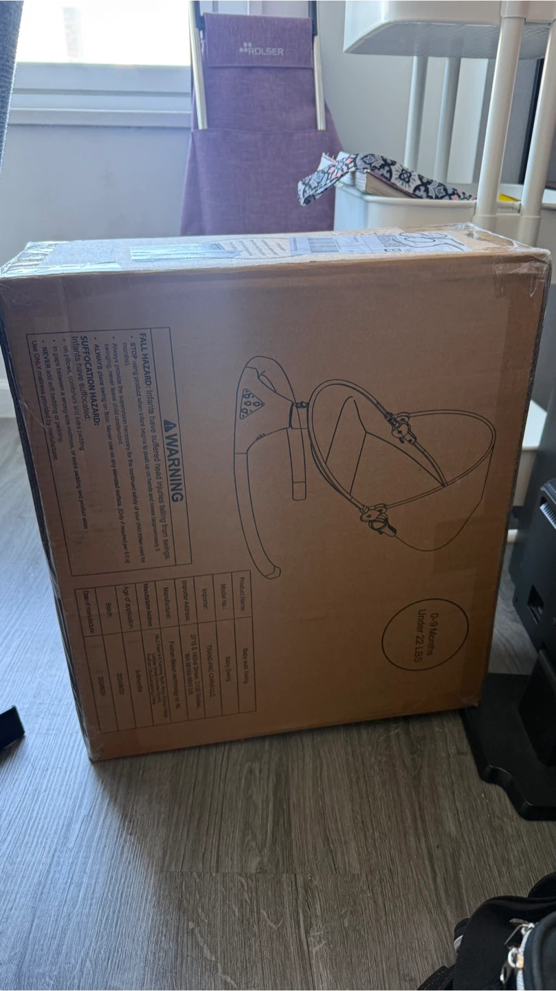 Napei Baby Swing for Infants with Bluetooth-Gray $80 - photo 4