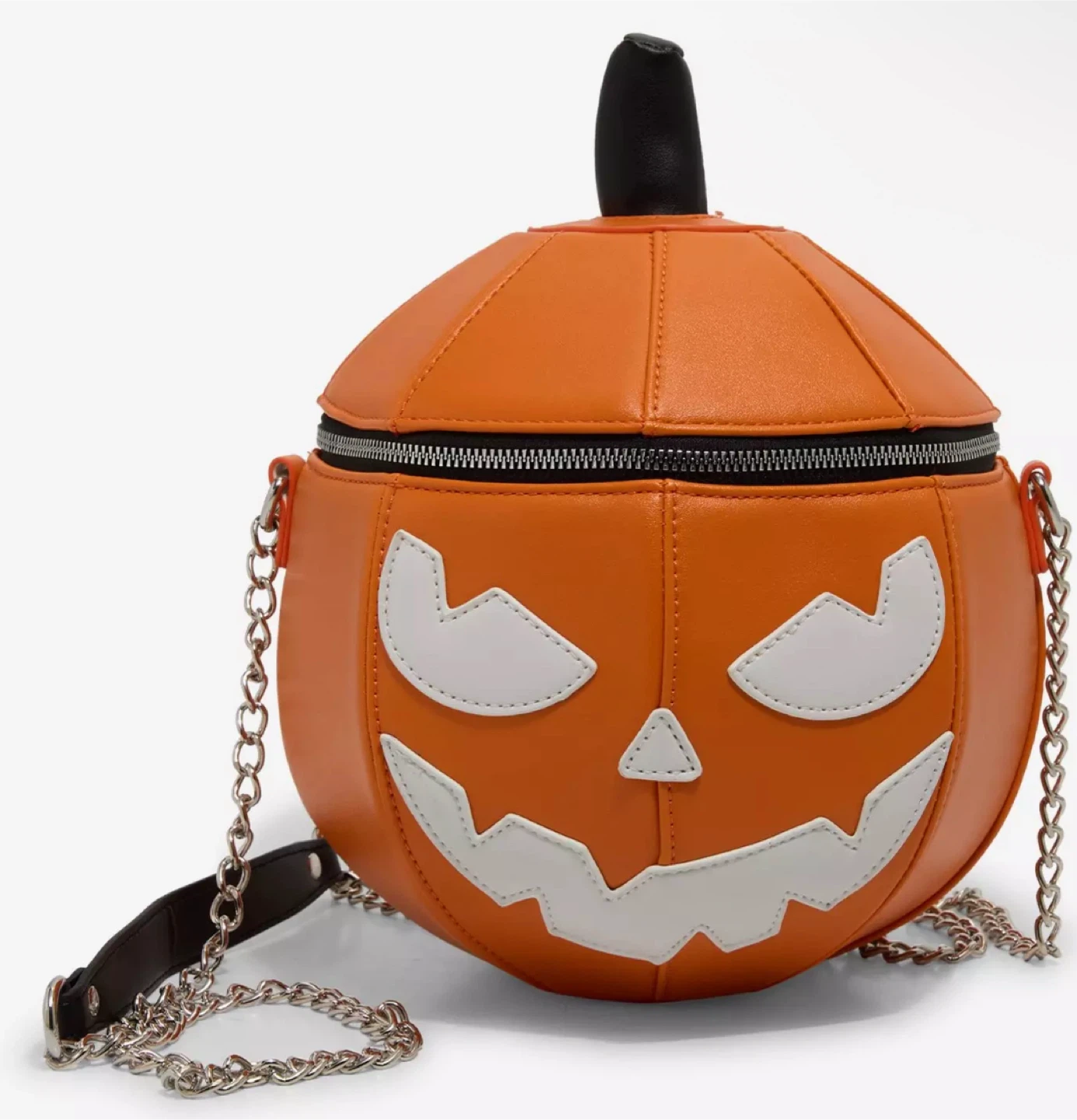 🥕Hot Topic Pumpkin Face Glow in the Dark Crossbody Bag