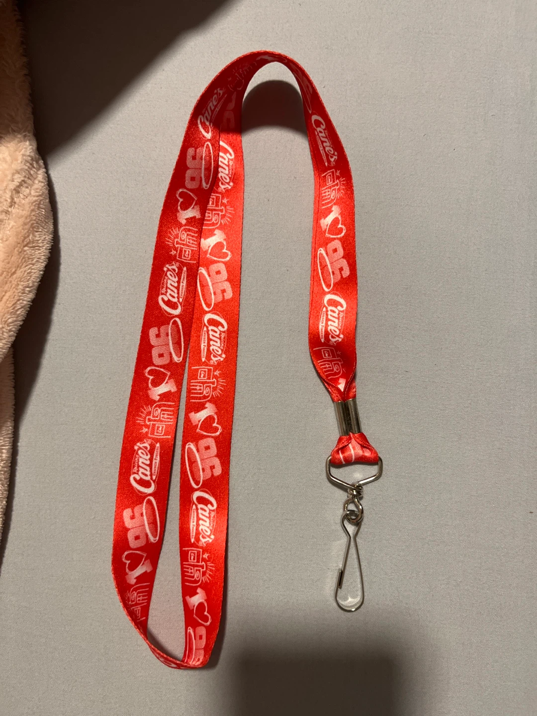 🥕Raising Cane's Red Lanyard