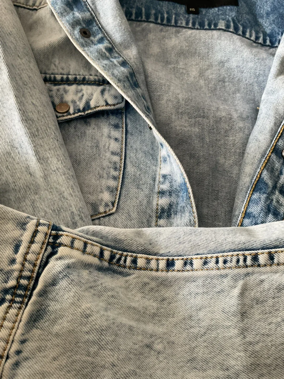 Wild Horse Denim Shirt - Distressed Look image indicator(7)