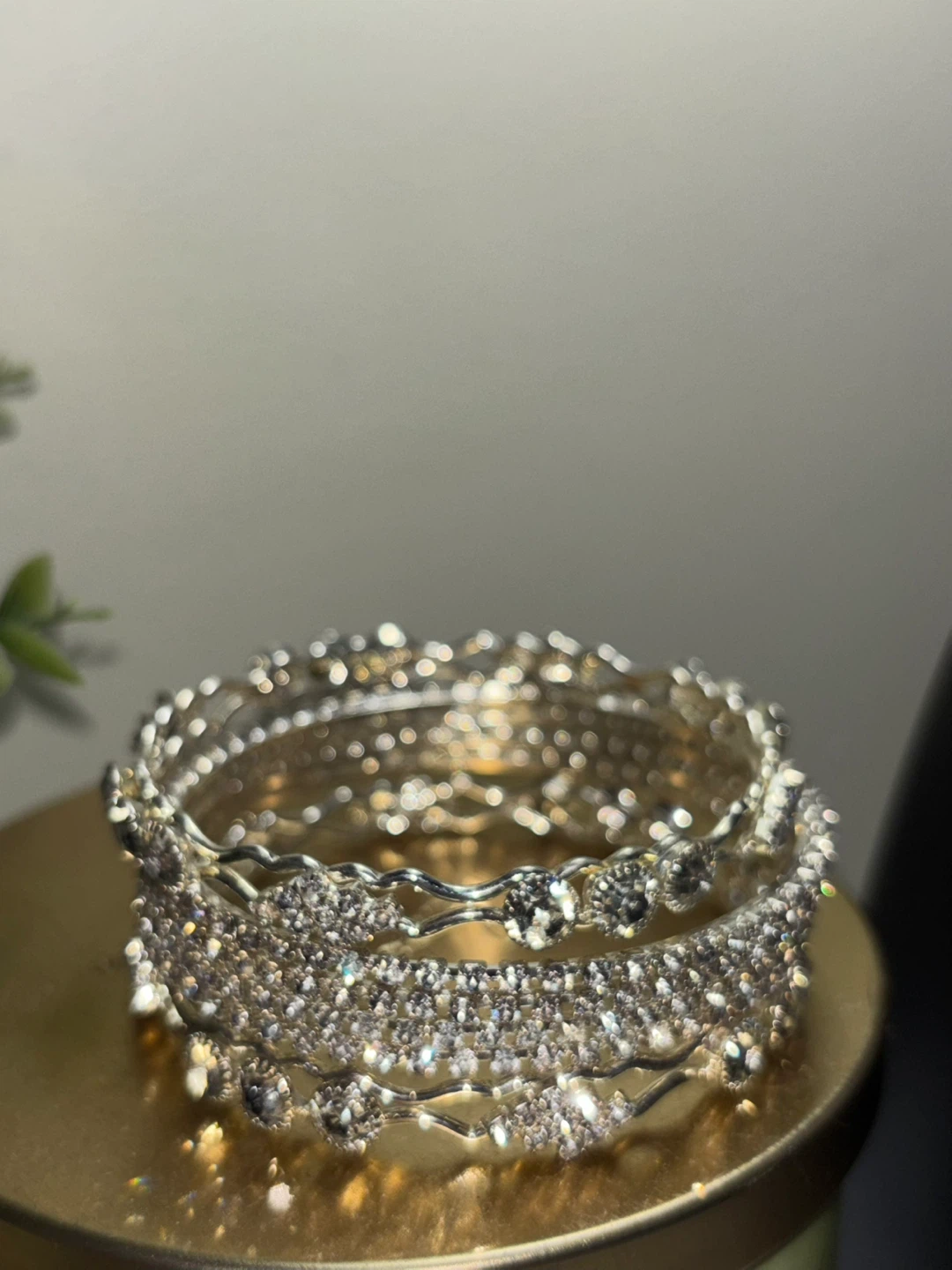 Sparkly zircon Bracelets - Set of 6 - photo 3