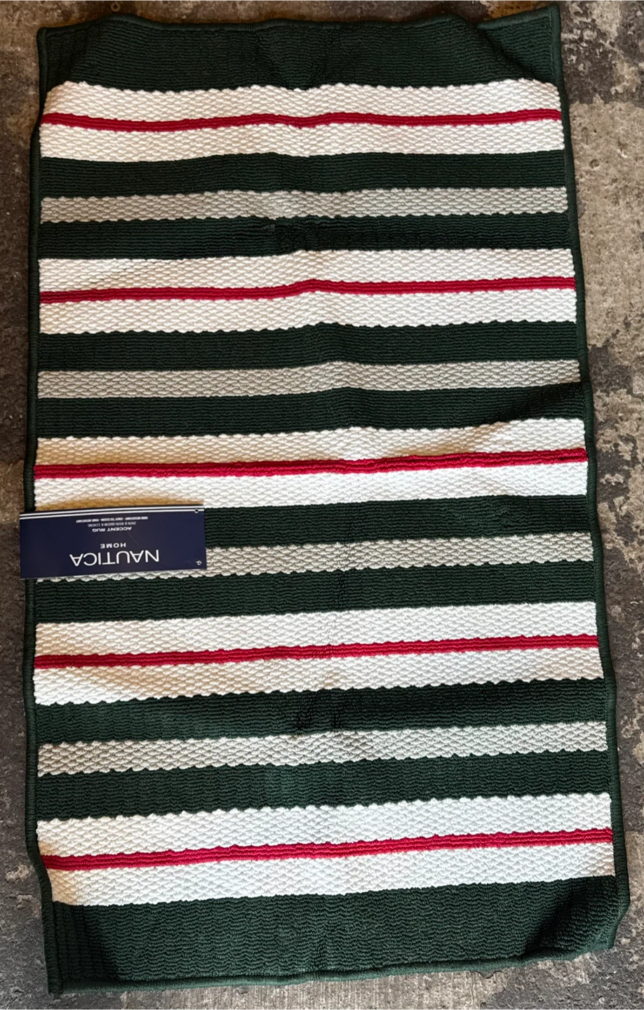 Nautica Home Striped Bath Mat